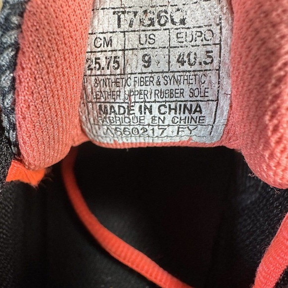 Asics Womens Gel Venture 6 T7G6Q Gray Black Running Shoes Sneakers Size 9 - Picture 8 of 8